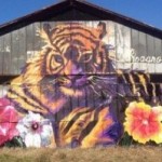 New Belgium in Asheville: Tiger mural