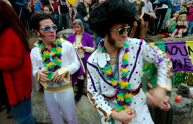 Asheville Mardi Gras Elvis