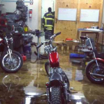 River Arts District motorcycle shop seeks public’s help after suffering water damage